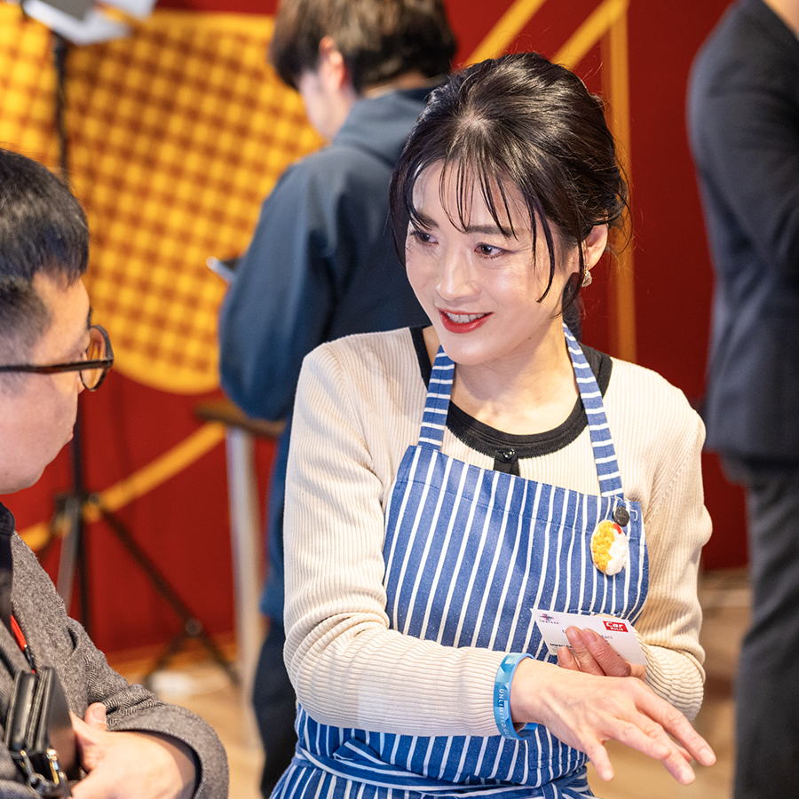 イベント当日の一条もんこ氏