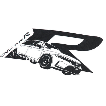CIVIC TYPE R イラストTシャツ（WHITE）