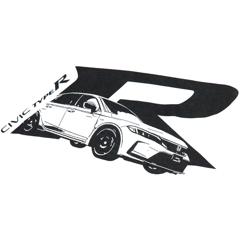 CIVIC TYPE R イラストTシャツ（WHITE）