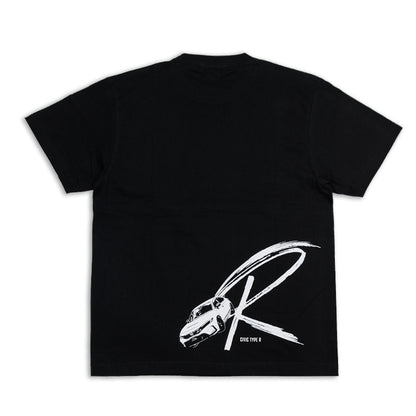 CIVIC TYPE R イラストTシャツ（BLACK）