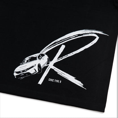 CIVIC TYPE R イラストTシャツ（BLACK）