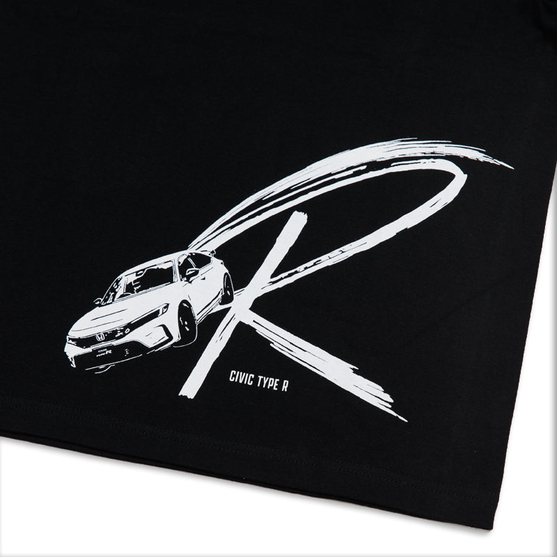 CIVIC TYPE R イラストTシャツ（BLACK）