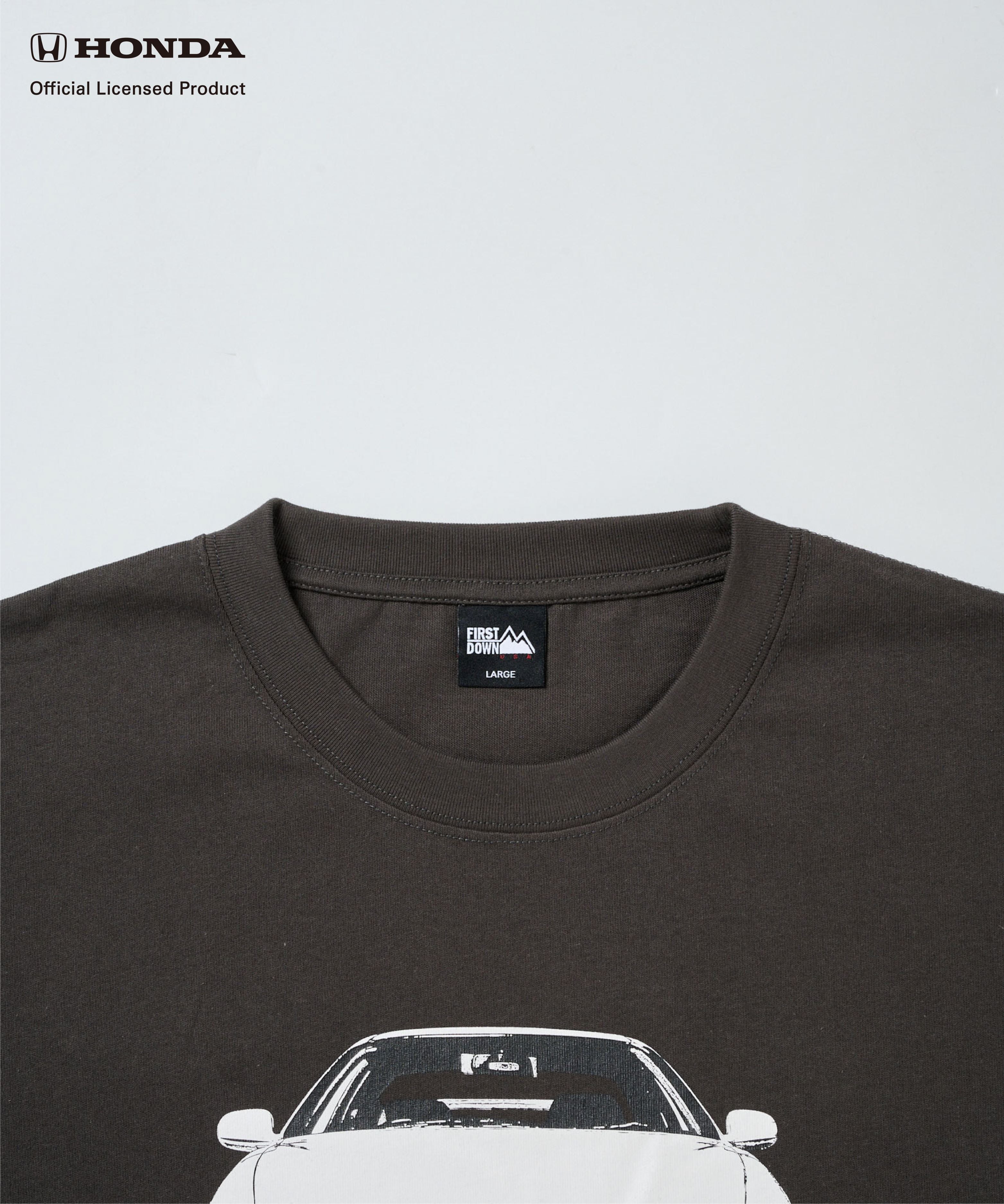 FIRST DOWN USAコラボ「INTEGRA TYPE R」Tシャツ(チャコールグレー)