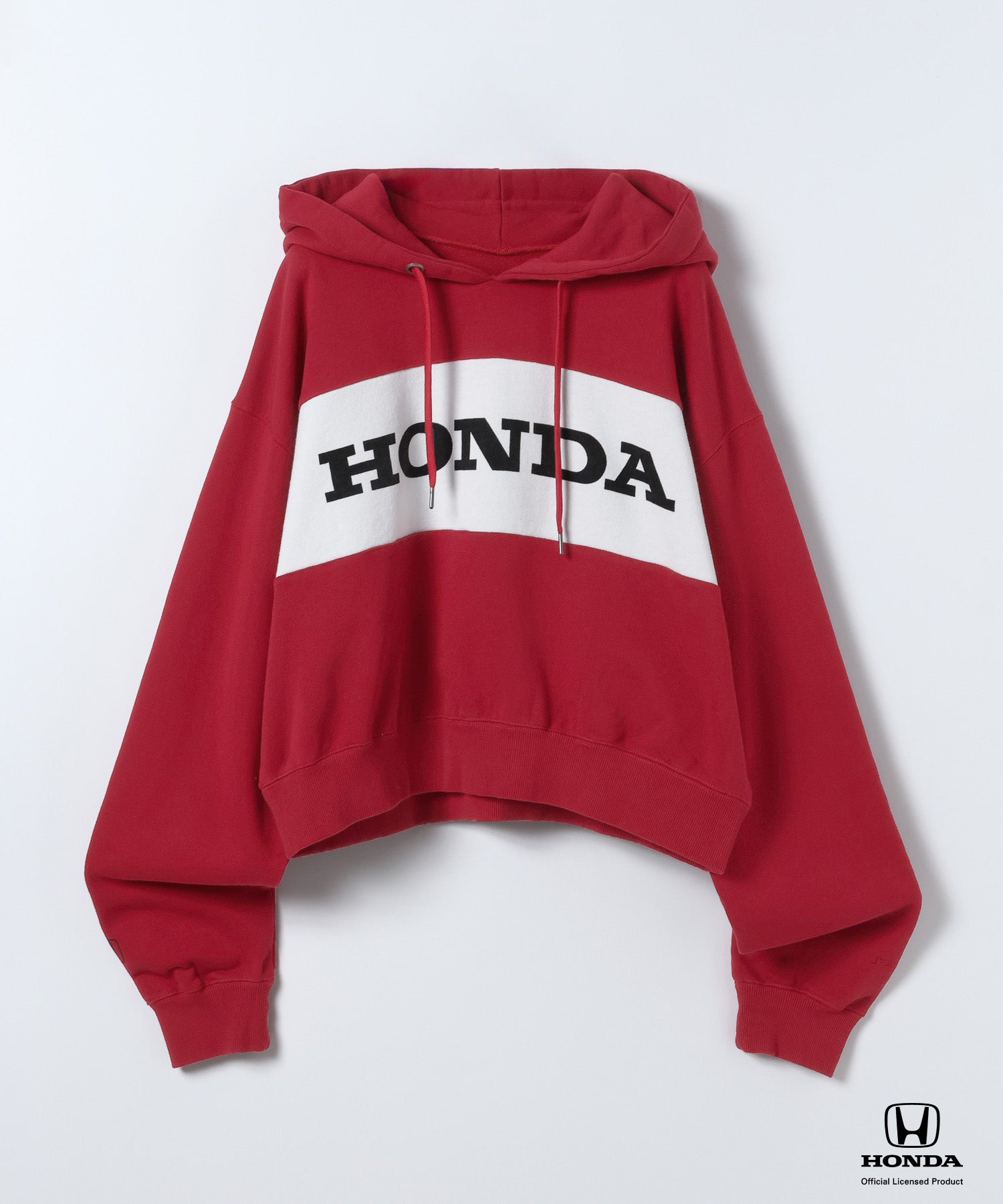 Honda×JEANASiSコラボレーション ロゴショートフーディー